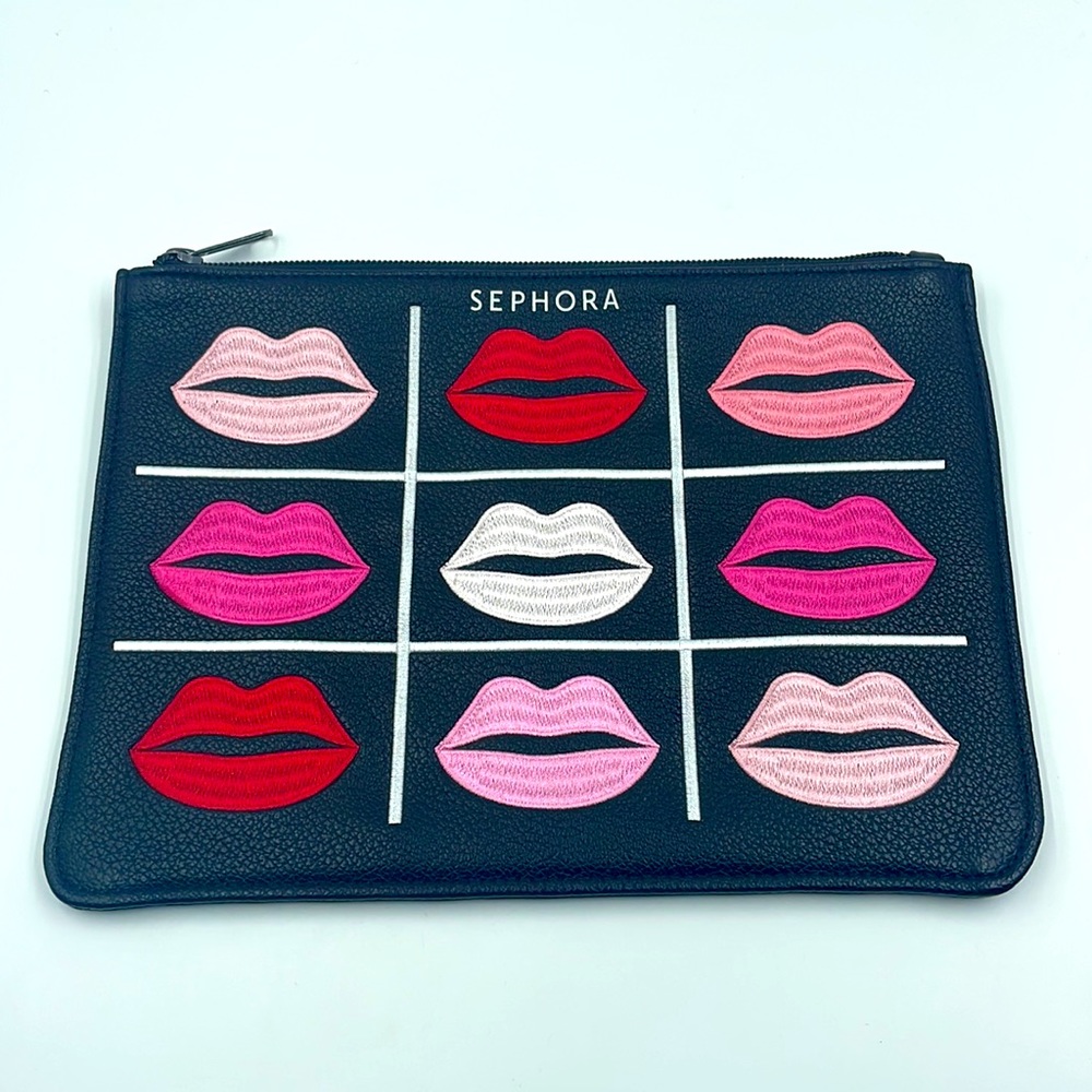 Sephora Makeup Bag with Lip Pattern
